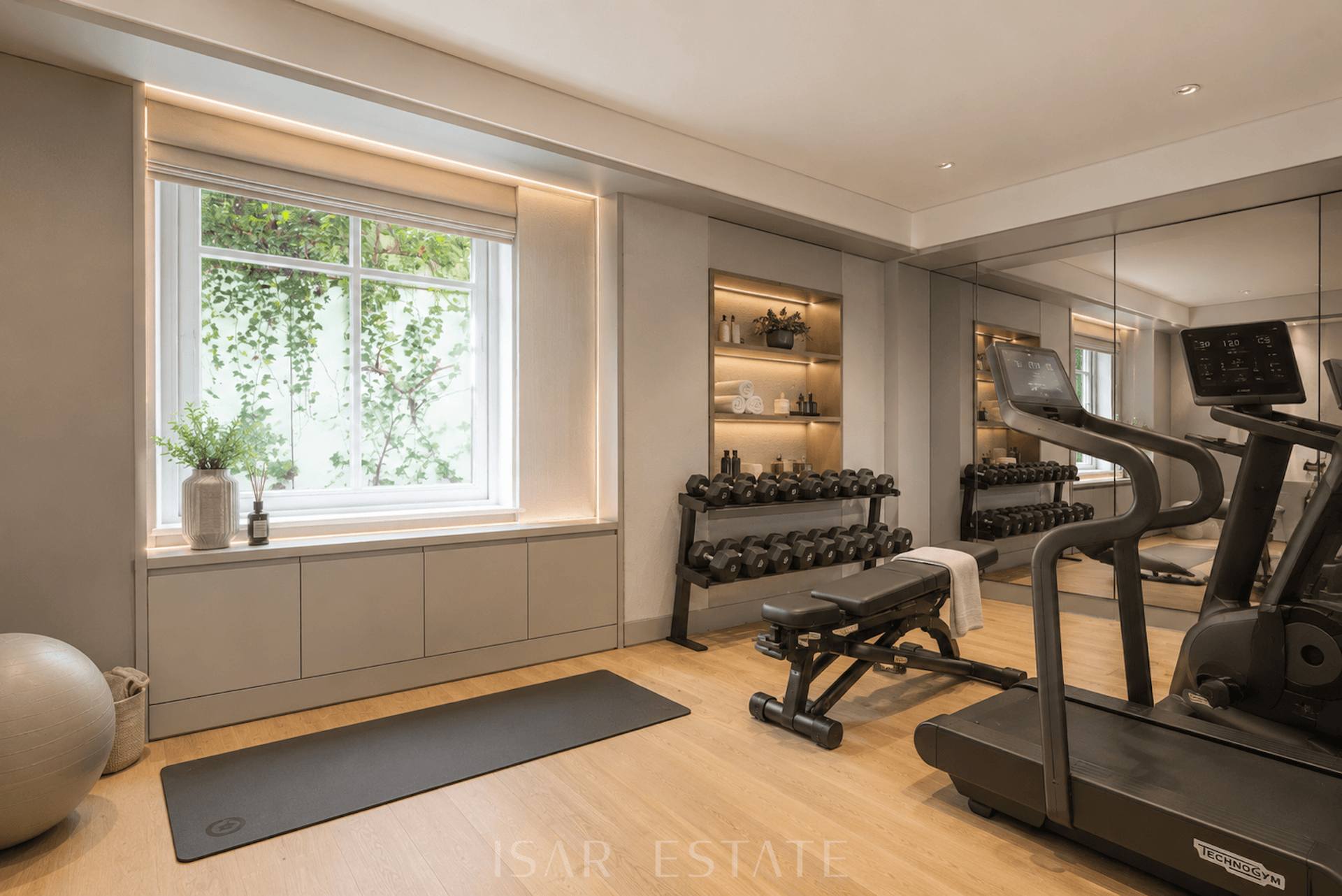 Fitnessraum KI Visualisierung